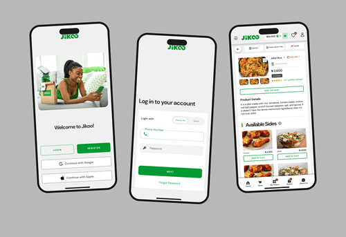 Jikoo – Food Delivery UI