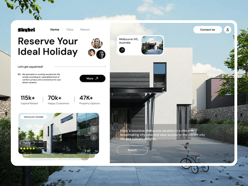Skybri – Rental App UI